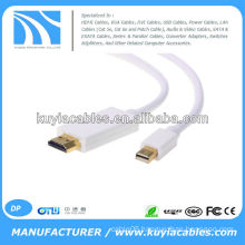 1.8m Gold Plated Mini Display port to HDMI cable